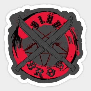 BLÜD BRÖS (new logo) Sticker